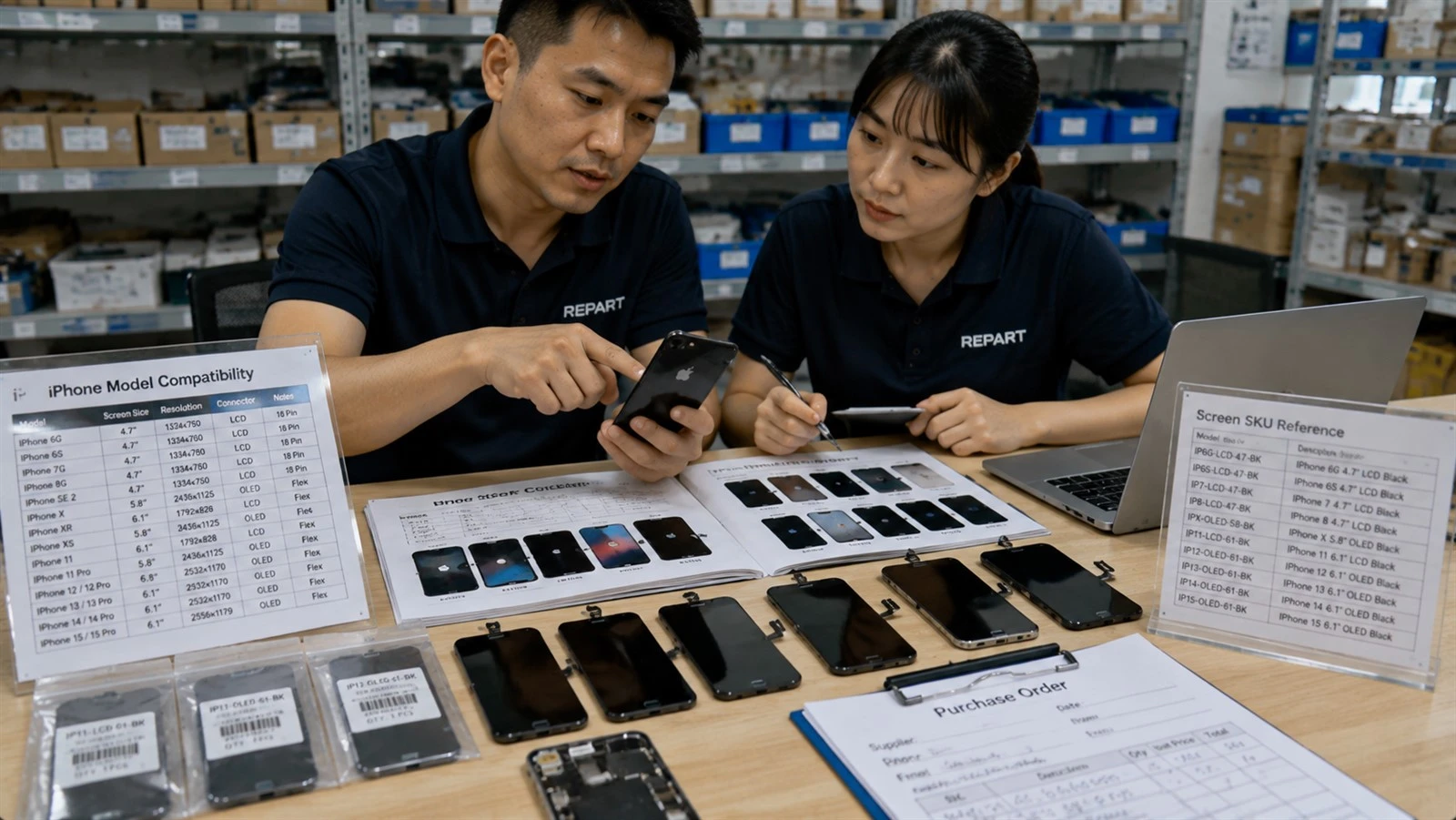 Identifying the correct iPhone model before ordering a replacement screen Identifying the correct iPhone model before ordering a replacement screen